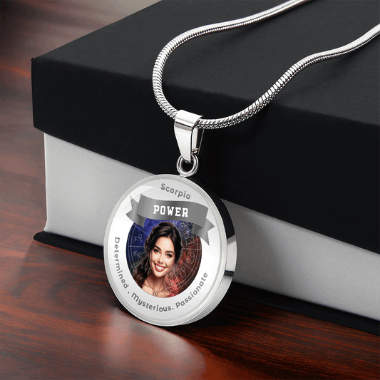 Divine Feminine Scorpio - Charm Necklace - This Luxury Charm Necklace is more than just an accessory — it’s a soulful expression of your journey, dreams, and intentions. Designed with meaning, each charm carries powerful affirmation words, images, or symb