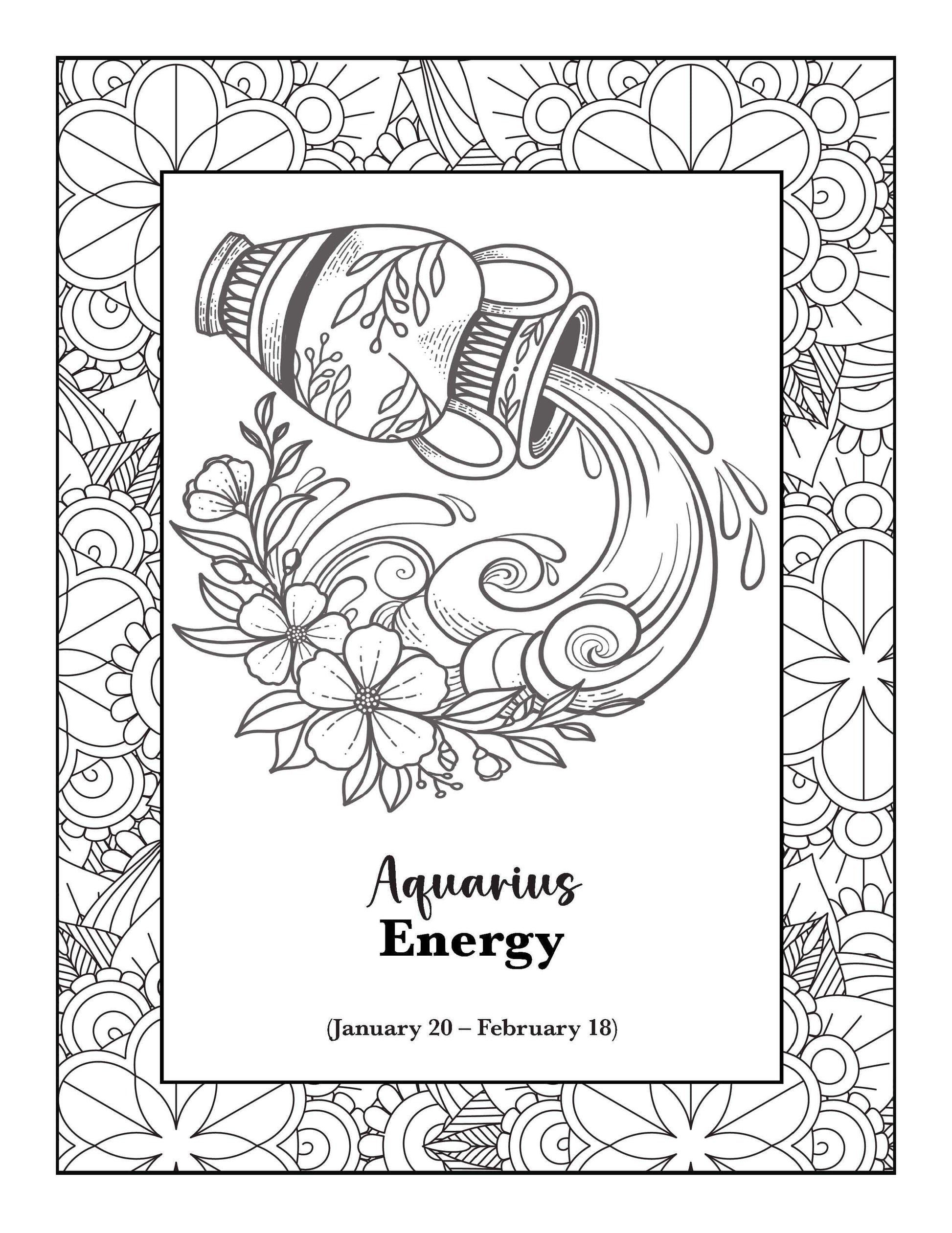 Divine Feminine Zodiac Coloring Book (Amazon Paperback) - The Universe holds a powerful rhythm, and within it, the zodiac serves as a sacred guide to understanding your energy, intentions, and manifesting potential. This Zodiac Coloring Book invites you t
