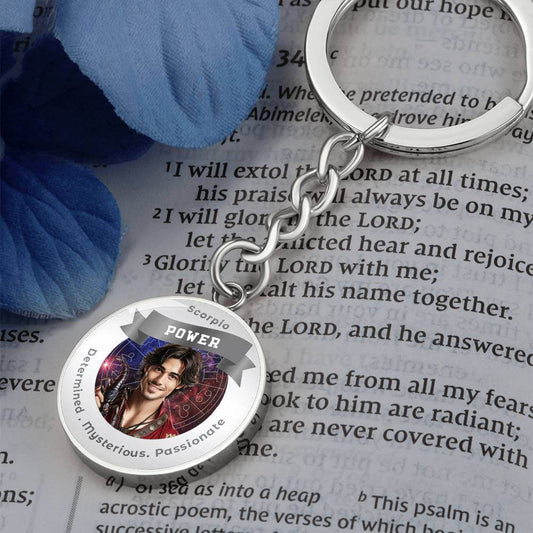 Divine Masculine Scorpio - Charm Keychain|more-than-charms-888.myshopify.com