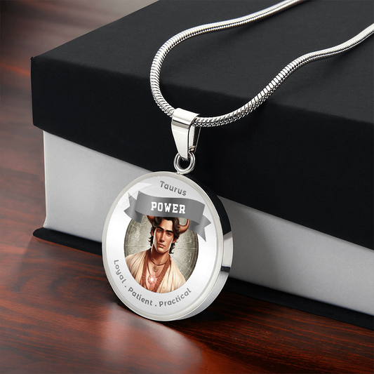 Divine Masculine Taurus - Charm Necklace - This Luxury Charm Necklace is more than just an accessory — it’s a soulful expression of your journey, dreams, and intentions. Designed with meaning, each charm carries powerful affirmation words, images, or symb