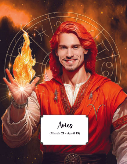 Divine Masculine Zodiac Manifesting Guide (Amazon eBook, Paperback & Hardcopy) - Practical Techniques to Inspire and Empower For Adults and Teens - 84 Page Full Color eBook, Paperback and Hardcopy Divine Masculine Zodiac Manifesting Guide is your sacred d