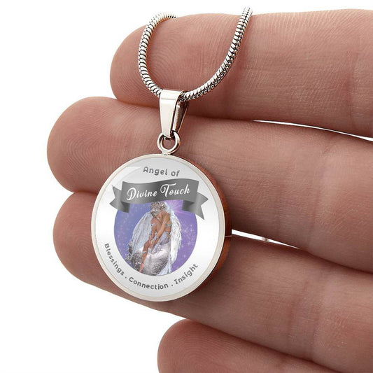 Divine Touch - Guardian Angel Charm Necklace ShineOn Fulfillment