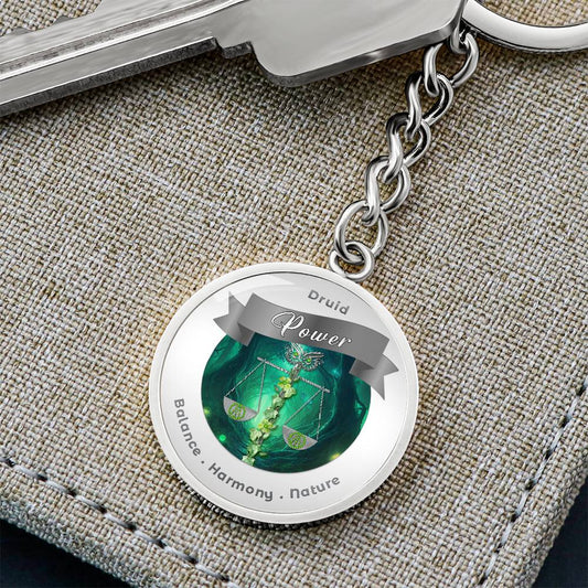 Druid 2 - RPG Fantasy Charm Keychain ShineOn Fulfillment