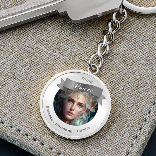 Druid - RPG Fantasy Charm Keychain ShineOn Fulfillment