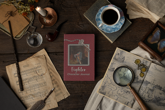 Fighter RPG Character Journal - Amazon - Are you a new or experienced RPG player? Tired of using separate character sheets or pieces of paper? Want something more streamlined and permanent? Would you like to capture your Fighter’s entire Roleplaying Adven