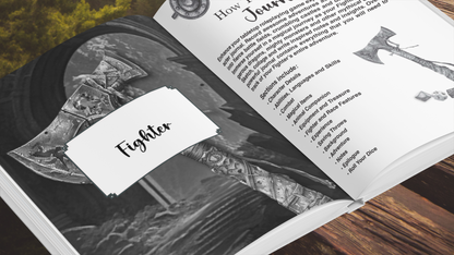 Fighter RPG Character Journal - Amazon Amazon