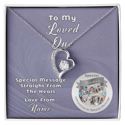Forever Love Necklace with Custom Message Card - p.p1 {margin: 0.0px 0.0px 0.0px 0.0px; font: 13.0px 'Helvetica Neue'} p.p2 {margin: 0.0px 0.0px 0.0px 0.0px; font: 13.0px 'Helvetica Neue'; min-height: 15.0px} 🩶 Luxury Affirmation Pendant – a powerful kee
