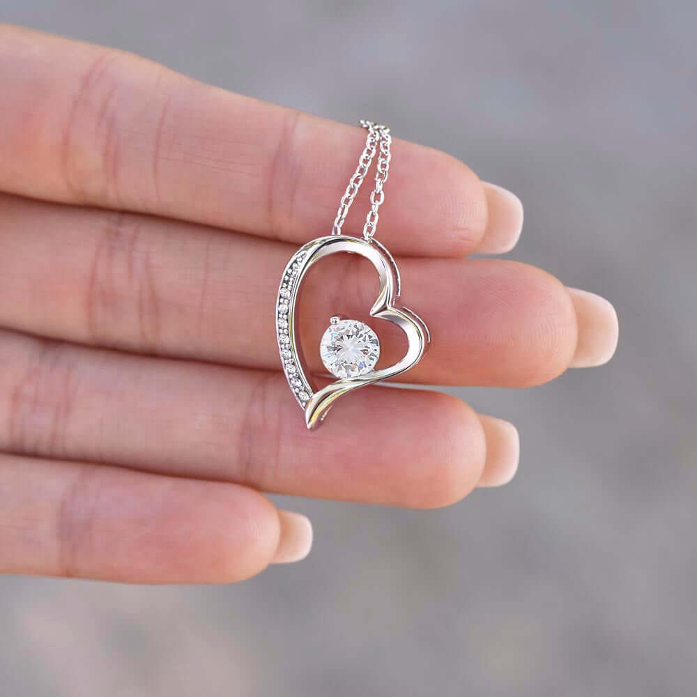 Forever Love Necklace with Custom Message Card - p.p1 {margin: 0.0px 0.0px 0.0px 0.0px; font: 13.0px 'Helvetica Neue'} p.p2 {margin: 0.0px 0.0px 0.0px 0.0px; font: 13.0px 'Helvetica Neue'; min-height: 15.0px} 🩶 Luxury Affirmation Pendant – a powerful kee