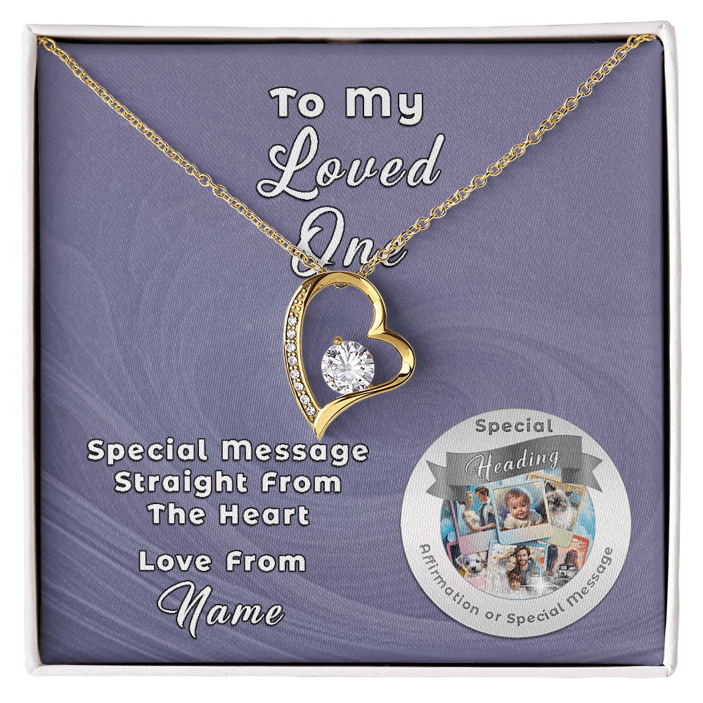 Forever Love Necklace with Custom Message Card - p.p1 {margin: 0.0px 0.0px 0.0px 0.0px; font: 13.0px 'Helvetica Neue'} p.p2 {margin: 0.0px 0.0px 0.0px 0.0px; font: 13.0px 'Helvetica Neue'; min-height: 15.0px} 🩶 Luxury Affirmation Pendant – a powerful kee