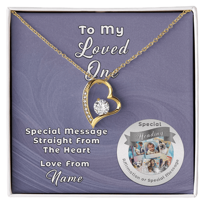 Forever Love Necklace with Custom Message Card - p.p1 {margin: 0.0px 0.0px 0.0px 0.0px; font: 13.0px 'Helvetica Neue'} p.p2 {margin: 0.0px 0.0px 0.0px 0.0px; font: 13.0px 'Helvetica Neue'; min-height: 15.0px} 🩶 Luxury Affirmation Pendant – a powerful kee