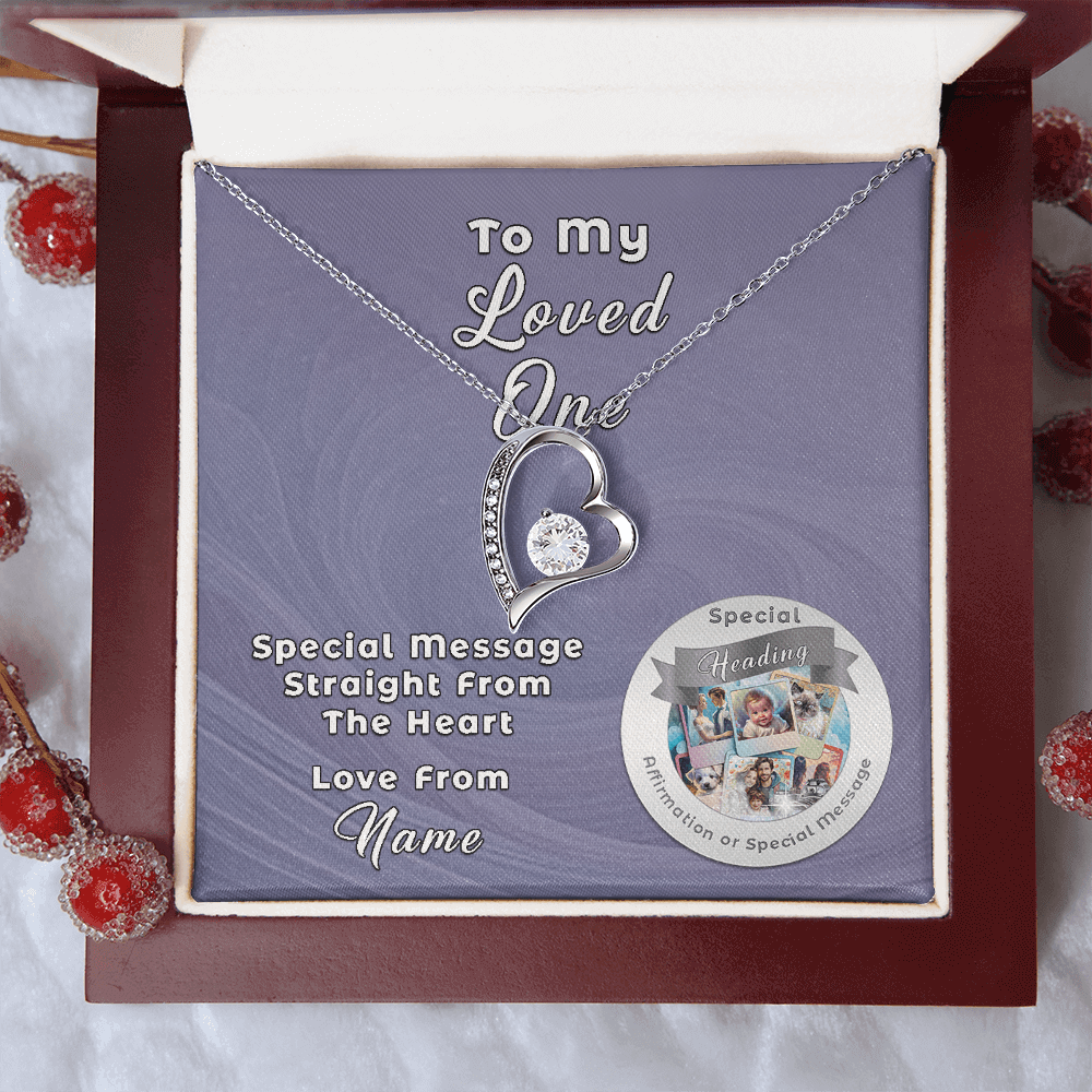 Forever Love Necklace with Custom Message Card - p.p1 {margin: 0.0px 0.0px 0.0px 0.0px; font: 13.0px 'Helvetica Neue'} p.p2 {margin: 0.0px 0.0px 0.0px 0.0px; font: 13.0px 'Helvetica Neue'; min-height: 15.0px} 🩶 Luxury Affirmation Pendant – a powerful kee