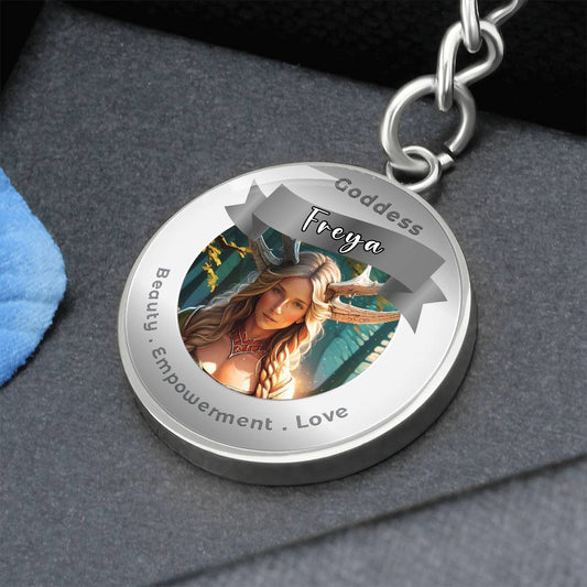 Freya - Charm Keychain For Beauty Empowerment Love ShineOn Fulfillment