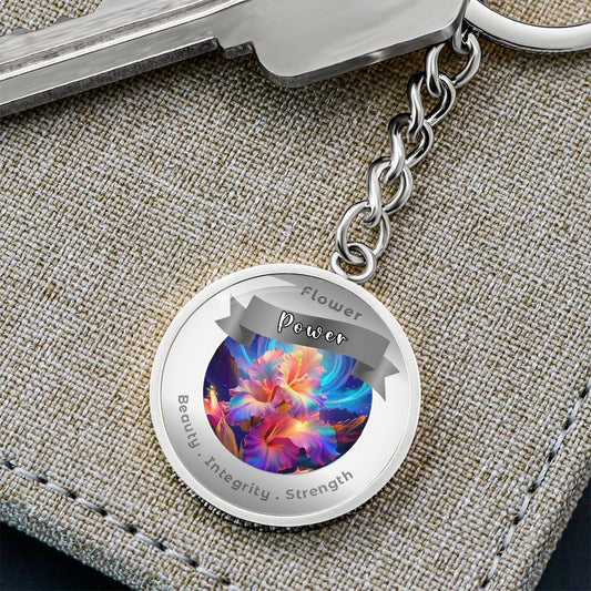 Gladiolus - Charm Keychain ShineOn Fulfillment