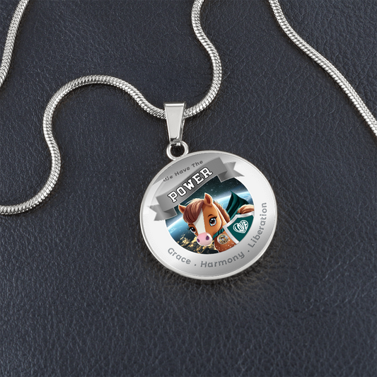 Horse - Super Hero - Power Animal Charm Necklace ShineOn Fulfillment