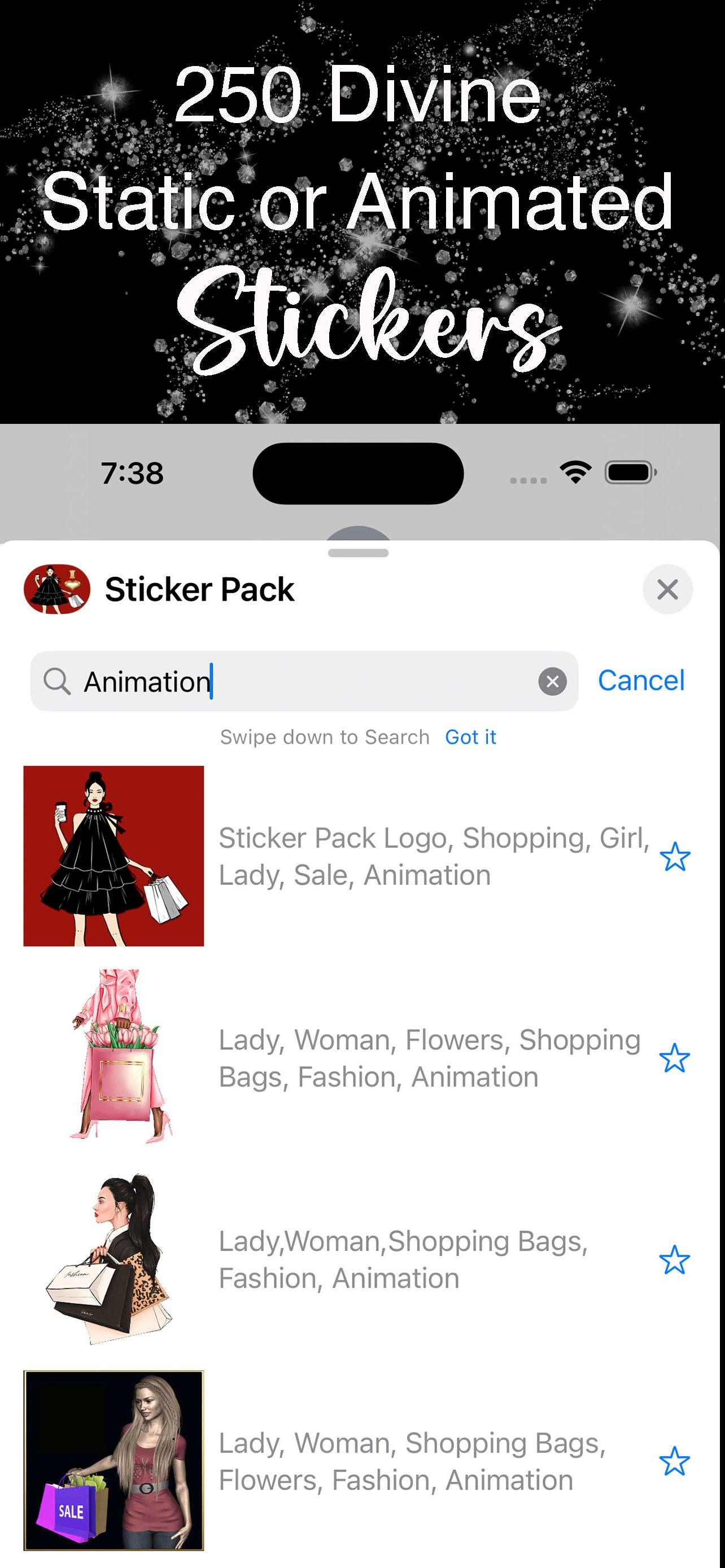 I Love Shopping: iMessage Sticker Pack More Than Charms Digital