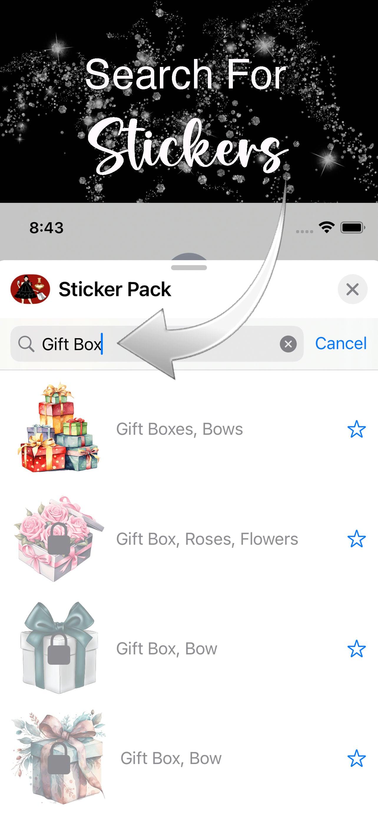 I Love Shopping: iMessage Sticker Pack More Than Charms Digital