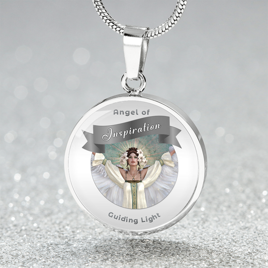 Inspiration - Guardian Angel Charm Necklace ShineOn Fulfillment