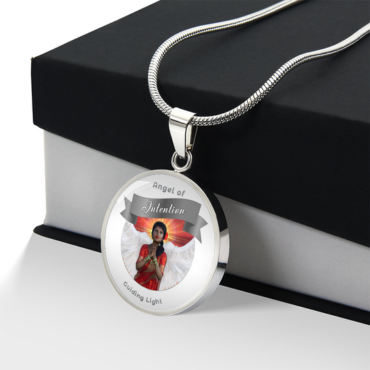 Intention - Guardian Angel Charm Necklace ShineOn Fulfillment