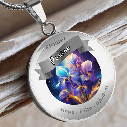 Iris - Charm Necklace - This Luxury Charm Necklace is more than just an accessory — it’s a soulful expression of your journey, dreams, and intentions. Designed with meaning, each charm carries powerful affirmation words, images, or symbols that speak to y