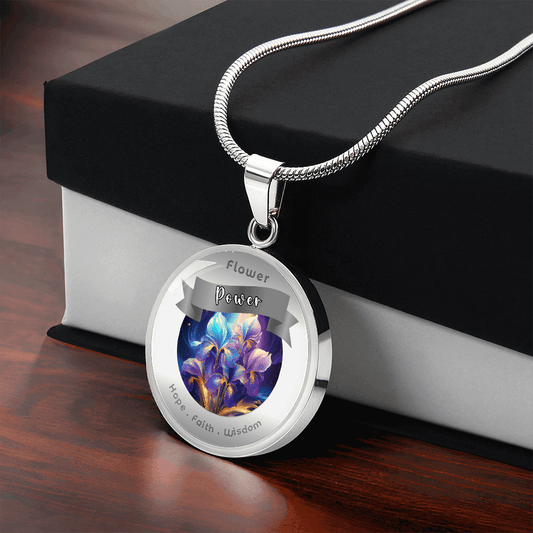 Iris - Charm Necklace - This Luxury Charm Necklace is more than just an accessory — it’s a soulful expression of your journey, dreams, and intentions. Designed with meaning, each charm carries powerful affirmation words, images, or symbols that speak to y