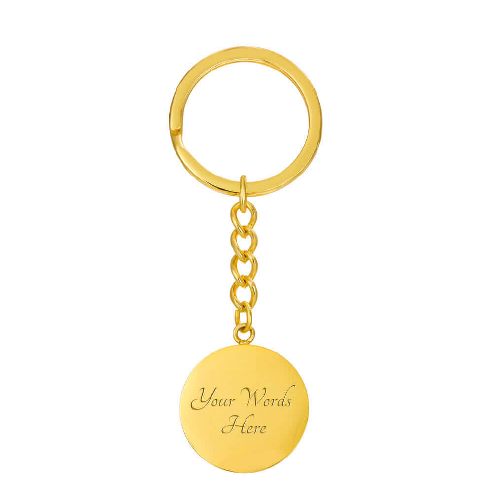 Justice Power Vibes - Affirmation Keychain ShineOn Fulfillment