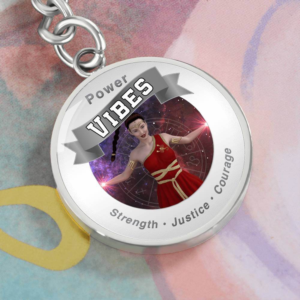 Justice Power Vibes - Affirmation Keychain ShineOn Fulfillment