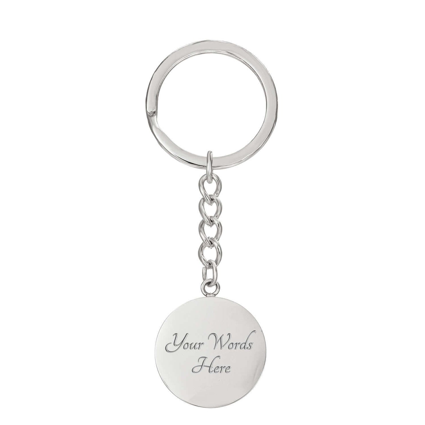 Justice Power Vibes - Affirmation Keychain ShineOn Fulfillment