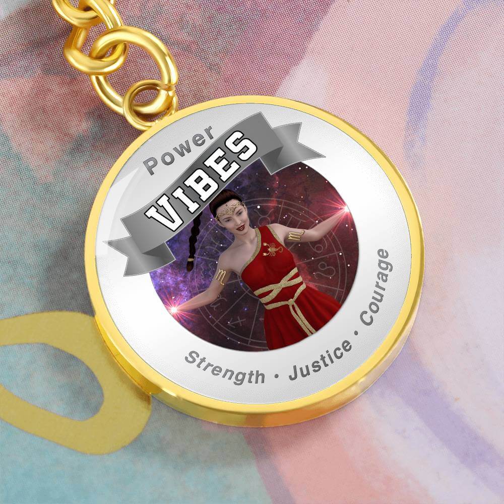 Justice Power Vibes - Affirmation Keychain ShineOn Fulfillment
