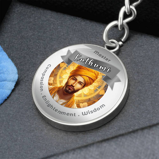 Kuthumi - Charm Keychain For Compassion, Enlightenment & Wisdom ShineOn Fulfillment