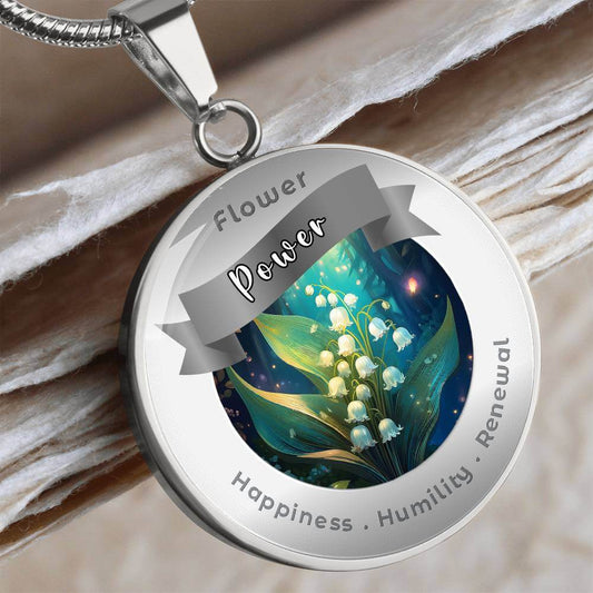 Lily of the Valley - Charm  Necklace|more-than-charms-888.myshopify.com