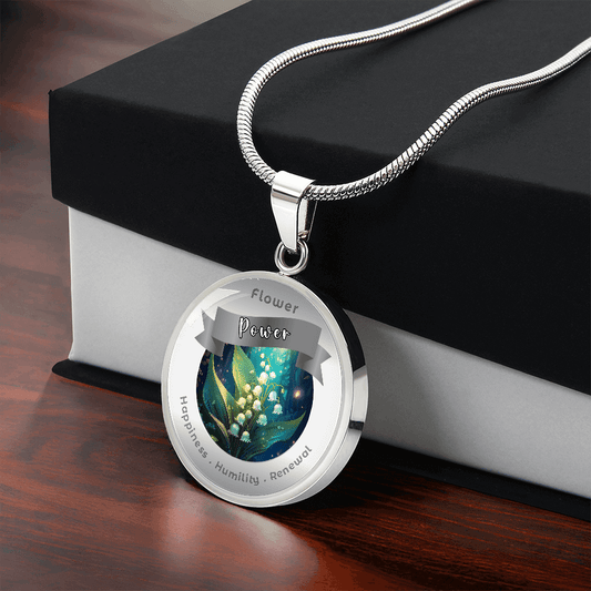 Lily of the Valley - Charm  Necklace|more-than-charms-888.myshopify.com