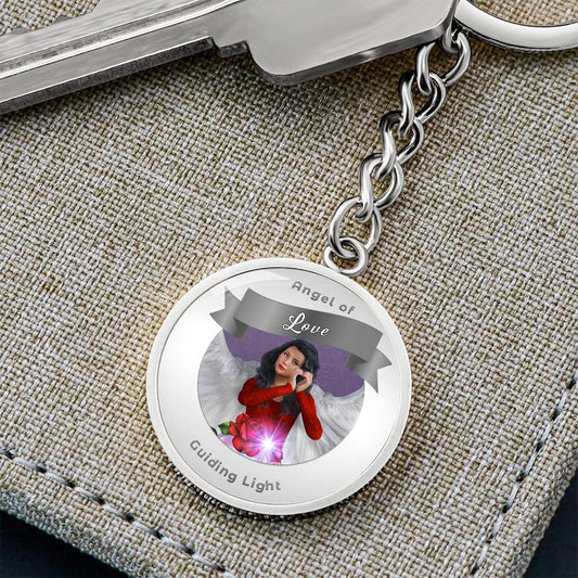 Love - Guardian Angel Charm Keychain ShineOn Fulfillment