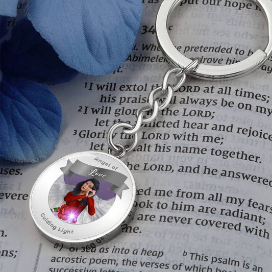Love - Guardian Angel Charm Keychain ShineOn Fulfillment