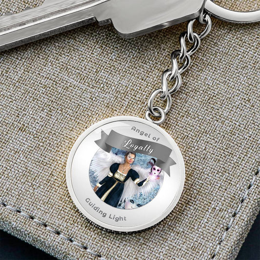 Loyalty - Guardian Angel Charm Keychain ShineOn Fulfillment