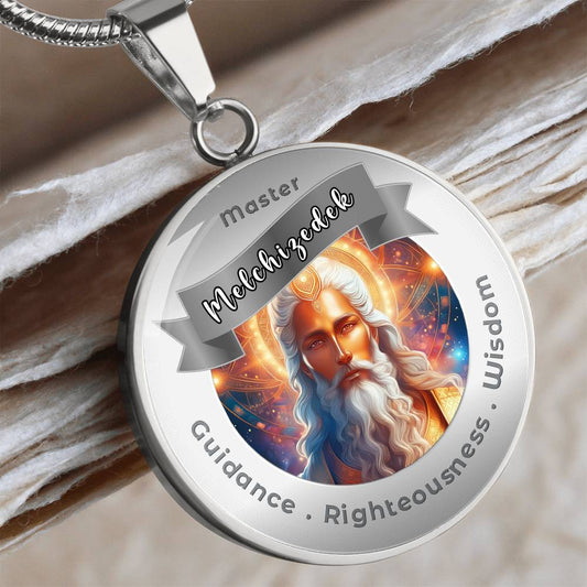 Melchizedek-- Charm Necklace For Guidance, Righteousness & Wisdom ShineOn Fulfillment