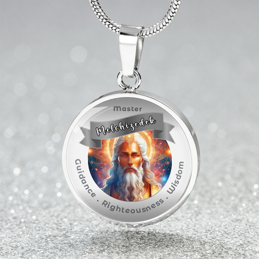 Melchizedek-- Charm Necklace For Guidance, Righteousness & Wisdom ShineOn Fulfillment