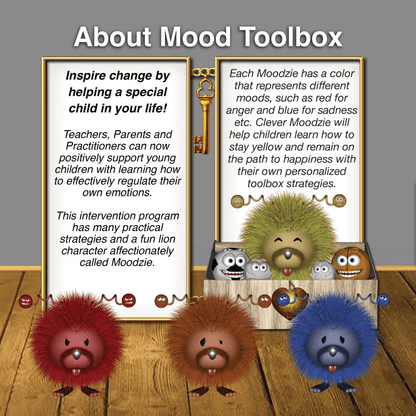Moodzie Chooses Happy: A Story to Empower Children (Amazon) - Moodzie (a fun lion character) is extremely happy most of the time, however Moodzie’s antennae makes Moodzie very sensitive to the world. Will Moodzie learn all about emotions and discover grea