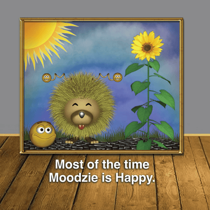 Moodzie Chooses Happy: A Story to Empower Children (Amazon) - Moodzie (a fun lion character) is extremely happy most of the time, however Moodzie’s antennae makes Moodzie very sensitive to the world. Will Moodzie learn all about emotions and discover grea