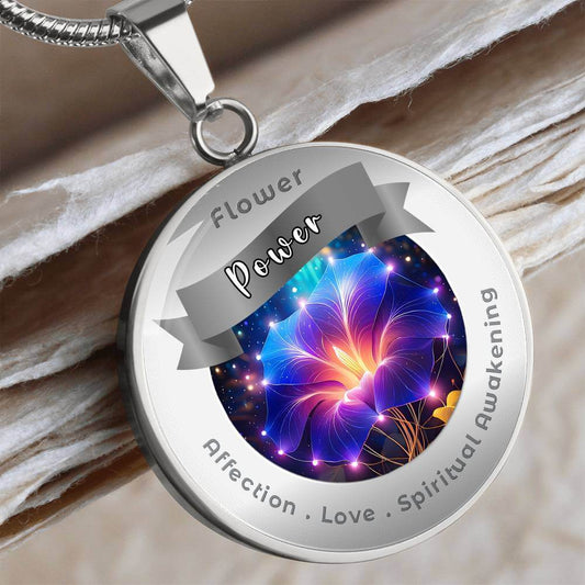 Morning Glory - Charm Necklace - This Luxury Charm Necklace is more than just an accessory — it’s a soulful expression of your journey, dreams, and intentions. Designed with meaning, each charm carries powerful affirmation words, images, or symbols that s