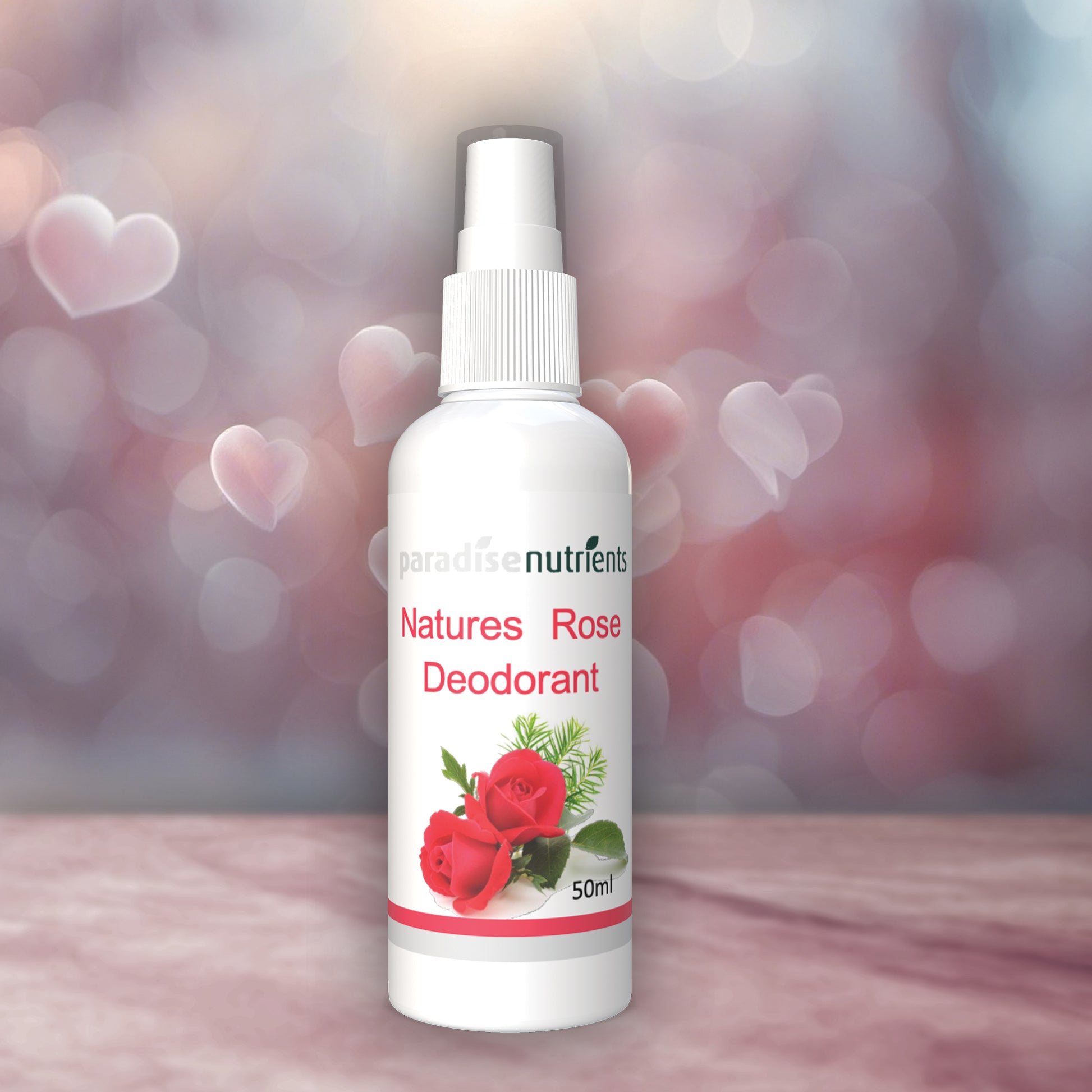 Nature's Rose Deodorant - Paradise Nutrients Paradise Nutrients