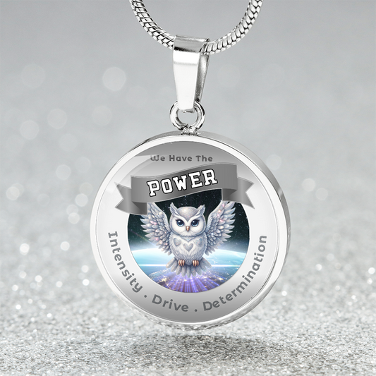 Owl - Power Animal Charm Necklace ShineOn Fulfillment