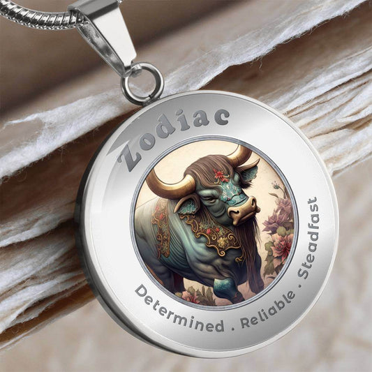 Ox - Chinese Zodiac - Charm Necklace ShineOn Fulfillment