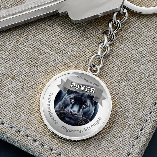 Panther - Power Animal Charm Keychain ShineOn Fulfillment