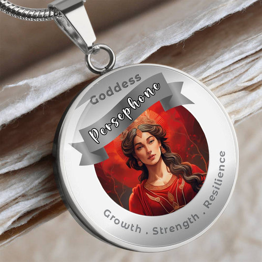 Persephone - Charm Necklace for Growth Strength Resilience ShineOn Fulfillment