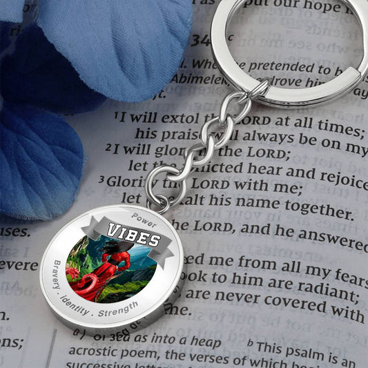 Power Vibes Charm Keychain - Dragon Warrior|more-than-charms-888.myshopify.com