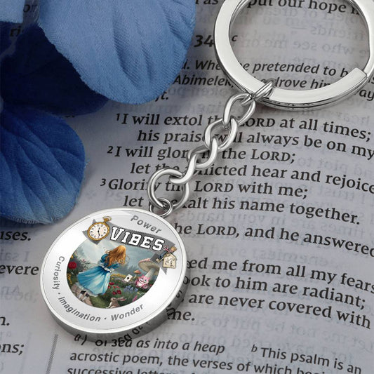 Power Vibes Charm Keychain - Wonderland Dreamer|more-than-charms-888.myshopify.com