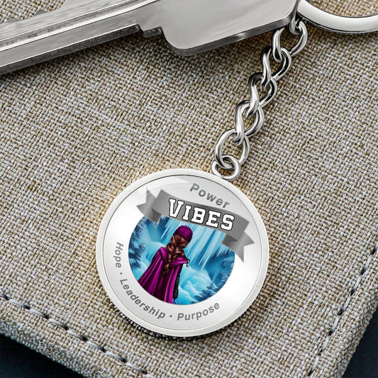 Power Vibes Charm Keychain - Frozen Champion - This Luxury Charm Keychain is more than just a keyring — it’s an empowering expression of your dreams, intentions, and personal energy.Featuring an original design with meaningful affirmations, symbols, or im