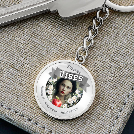 Power Vibes Charm Keychain - Gentle Healer - This Luxury Charm Keychain is more than just a keyring — it’s an empowering expression of your dreams, intentions, and personal energy.Featuring an original design with meaningful affirmations, symbols, or imag