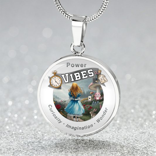 Power Vibes Charm Keychain - Wonderland Dreamer - This Luxury Charm Necklace is more than just an accessory — it’s a soulful expression of your journey, dreams, and intentions. Designed with meaning, each charm carries powerful affirmation words, images,