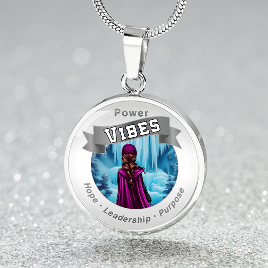 Power Vibes Charm Necklace — Spirit of the Frozen Champion ShineOn Fulfillment
